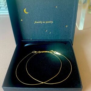 Catbird Yellow Gold Threadbare Bangle Sz 6.5